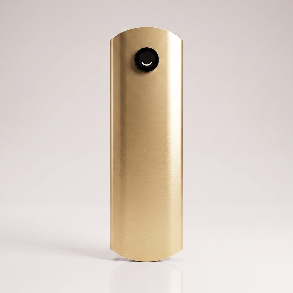 Toalheiro Térmico Smart ONE-S Thermolux na cor dourada, com controle circular integrado.